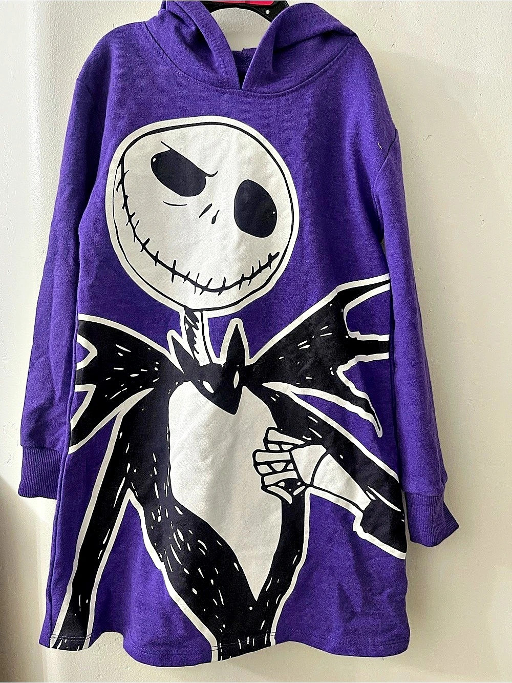 Disney The Nightmare Before Christmas Jack Skellington Purple Cosplay Hoodie